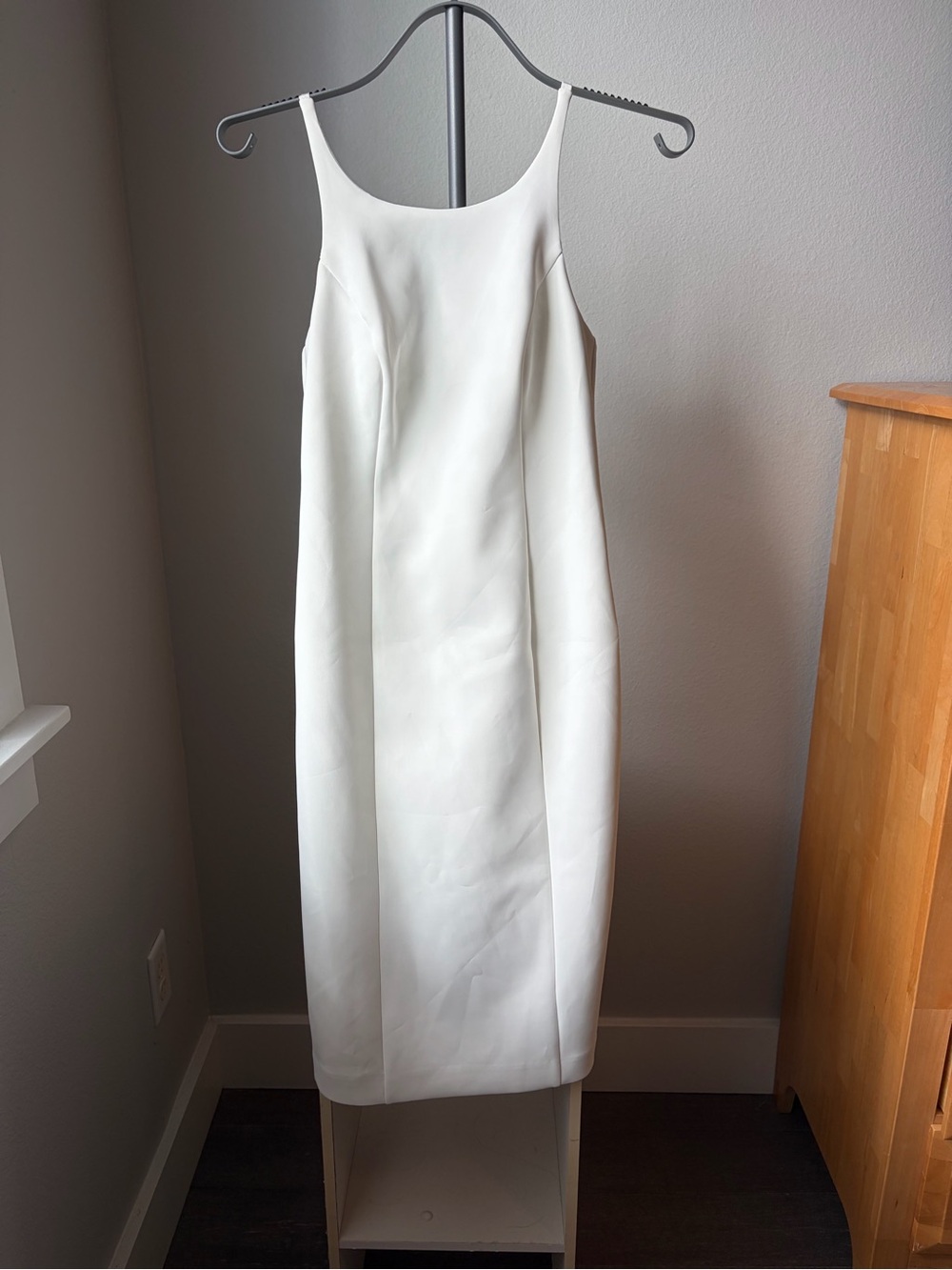 Marciano White Midi Formal Dress Size Small